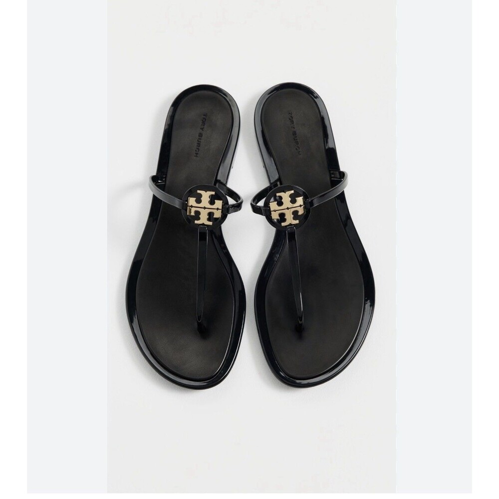 Tory Burch Mini Miller Jelly Thong Sandal Vegan SoHo Designer Summer Outdoor Sz8